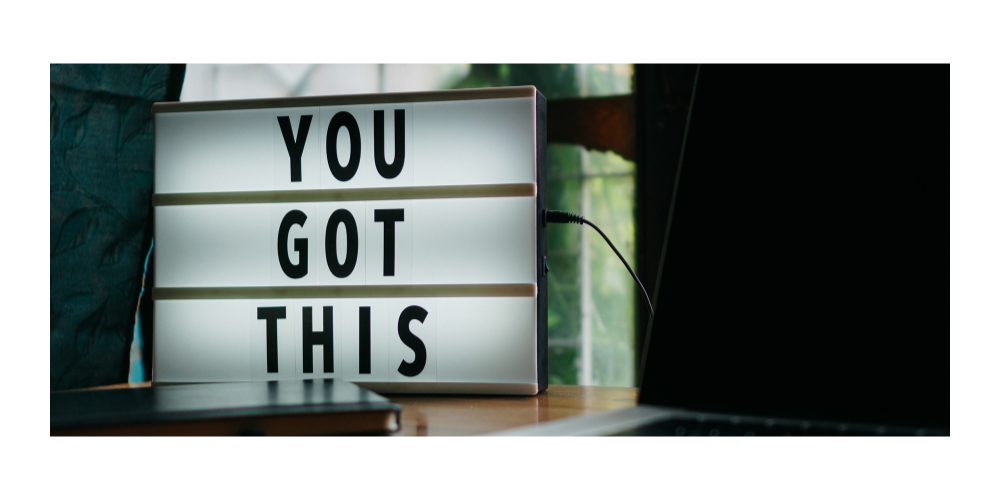 lightbox with letters that spell 'you got this'